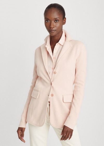 Ralph Lauren Tubular-Trimmed Blazer Dame Danmark (RWFIL5316)